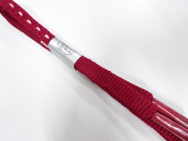 未使用品　正絹　手組帯締め